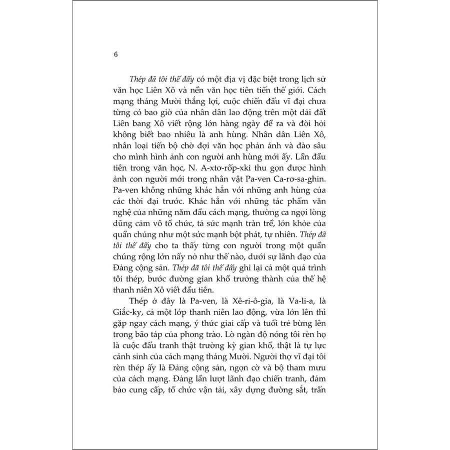 Sách Thép Đã Tôi Thế Đấy