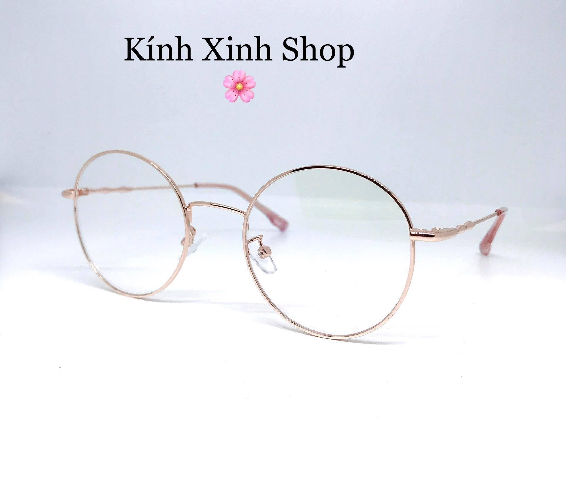 Kính Mắt tròn cao cấp cho Nam và nữ tròng chống ánh sáng xanh uv G72325