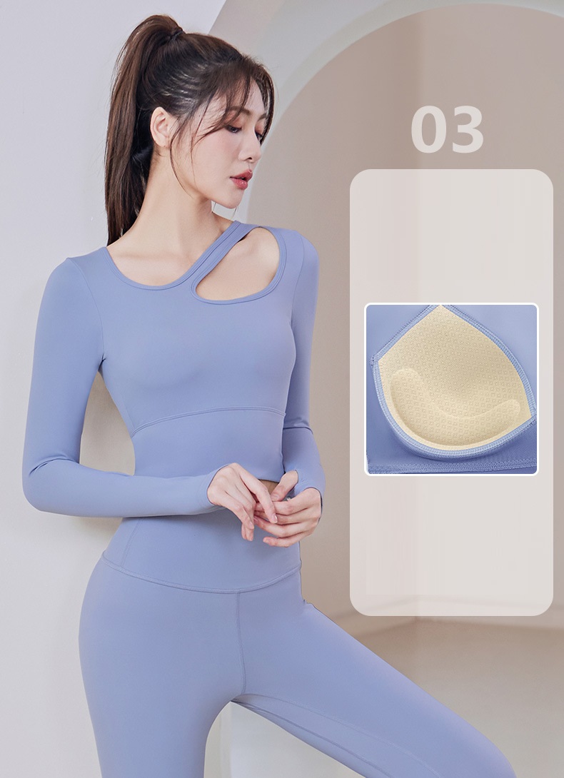 Bộ Đồ Tập Gym, Yoga, Aerobic Nữ, Quần Áo Thể Thao Nữ Quần Dài Và Áo Croptop Dài Tay Xỏ Ngón