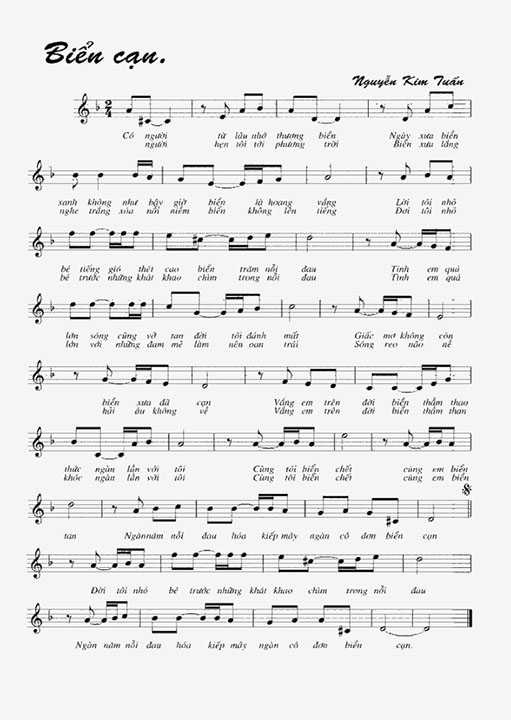 Nhạc Trịnh, Nhạc Trữ Tình - Soạn Cho Piano