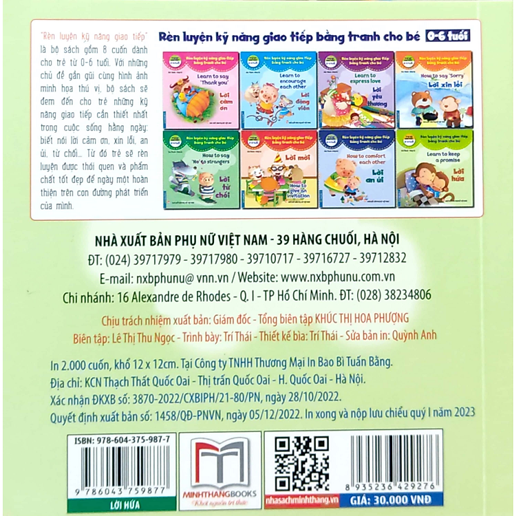 Sách Rèn Luyện Kỹ Năng Giao Tiếp Bằng Tranh Cho Bé