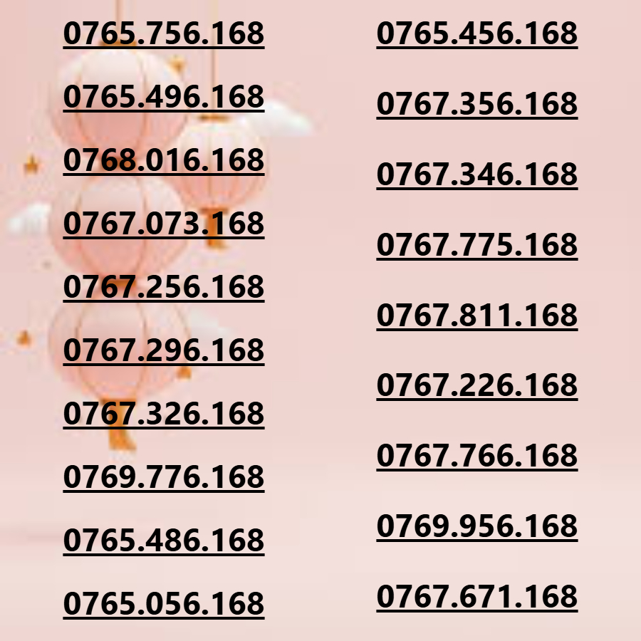 Sim Mobifone phong thủy đuôi 168 "Sim Lộc Phát" phát tài, phát lộc nhanh chóng (CHƯA KÍCH HOẠT, PHẢI ĐĂNG KÝ CHÍNH CHỦ )-HÀNG CHÍNH HÃNG