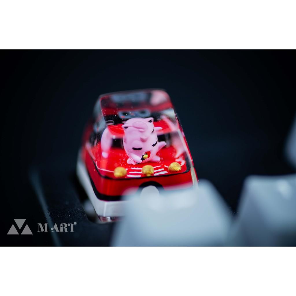 Nút dành cho bàn phím cơ resin SA R1 Pokemon Jigglypuff - Jigglypuff Pokemon Keycaps