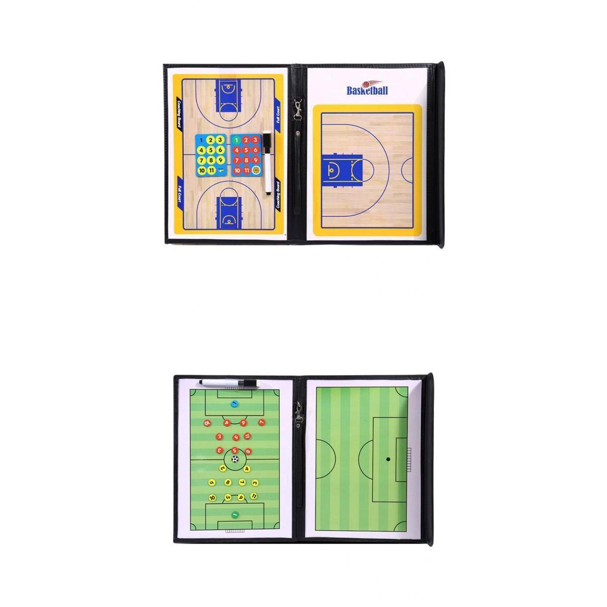 2x Coaches Board with Pen Dry Erase Coaching Clipboard Coaches Tool