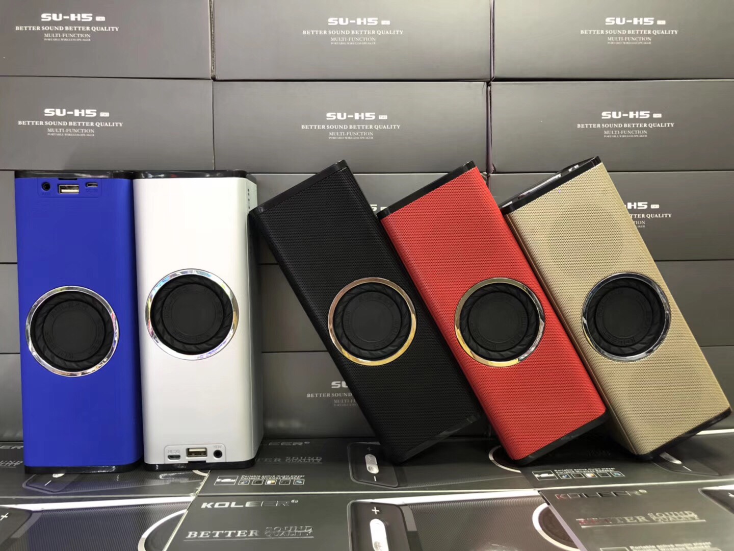 Loa Bluetooth H5 Bass âm Thanh Sống Động chuẩn HIFI 3 trong 1 PF112