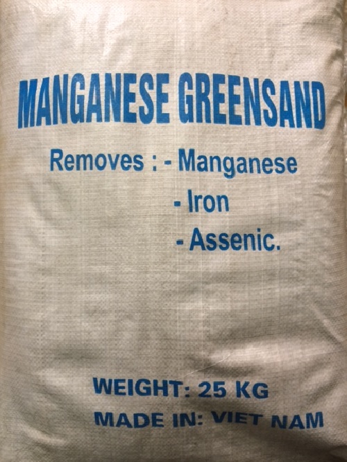 Hạt Mangan Greensand lọc nước nhiễm phèn