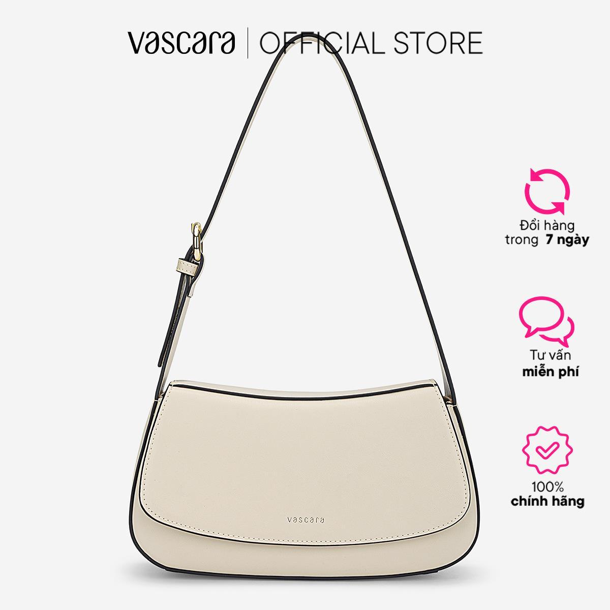 Vascara Túi Leather Kiểu Hobo Nắp Gập - SAT 0338