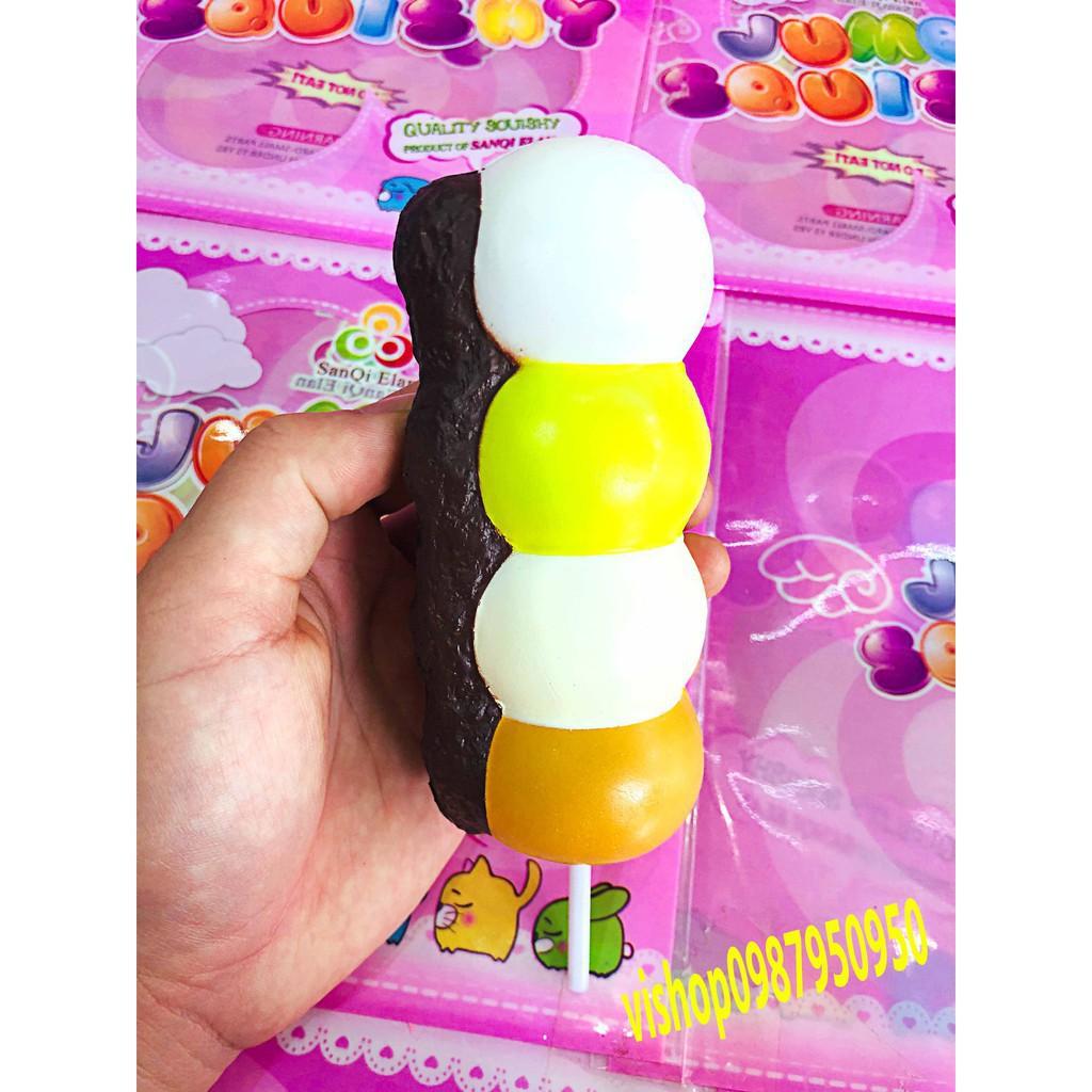 SQUISHY KẸO HỒ LÔ MÈO 4 TẦNG