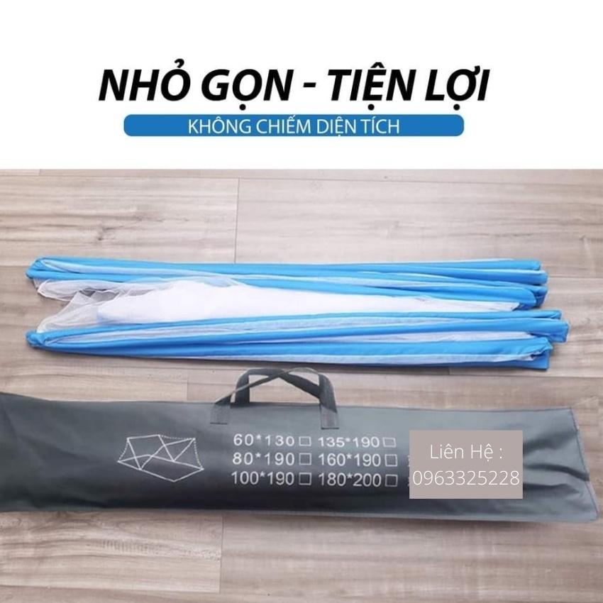 Mùng chup chống muỗi gấp gọn tự bung người lớn tiện dụng Kiều Phi