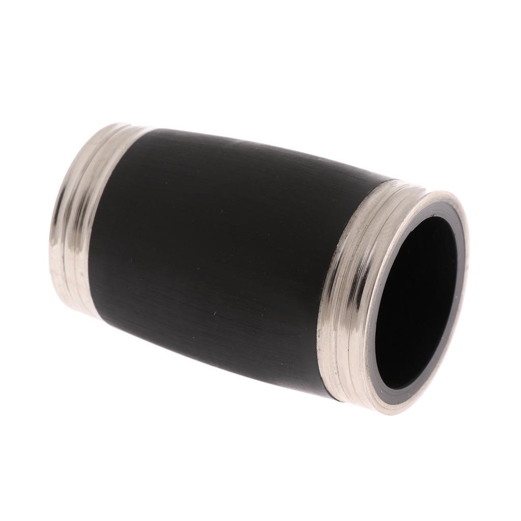 Pack of 2 Adjustable Barrels Pitch Pipes Black for Bb Clarinet Accessory