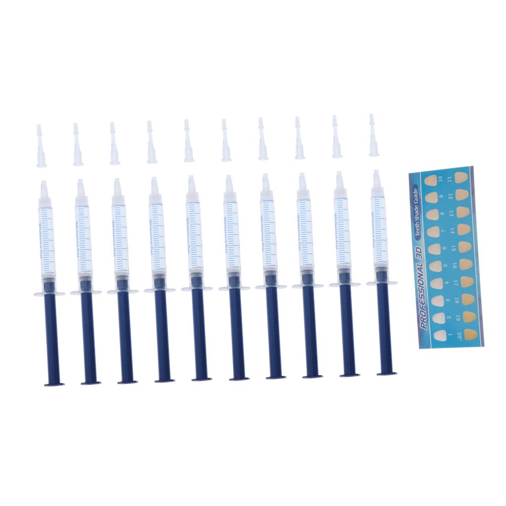 10 Pcs Strong Tooth Whitening Gel Teeth Whitener Bleaching White Gel