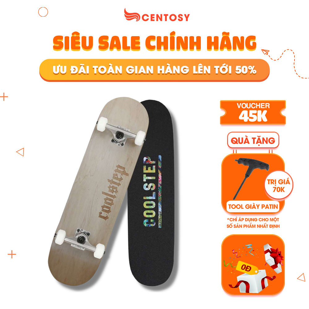 Ván Trượt Người Lớn Cao Cấp Centosy Coolstep Super 1500 - Mặt Nhám Chống Trơn, In Hình Phong Cách