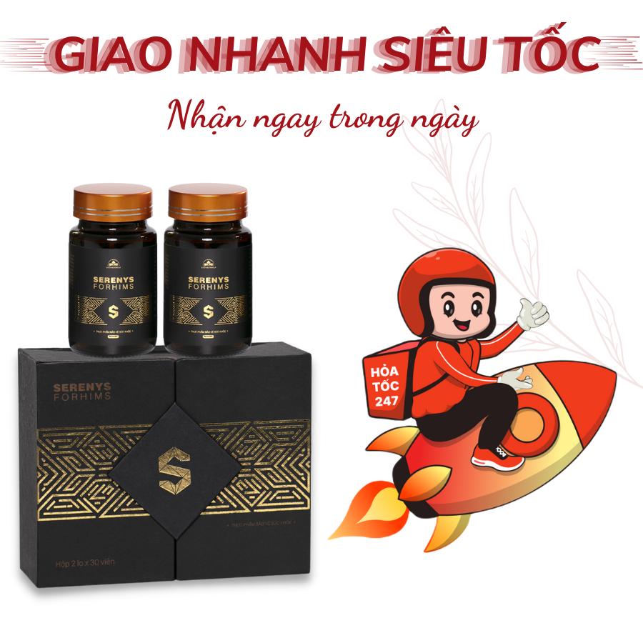 Viên uống Tăng Cường Sinh lý Nam Serenys Fohims ( Hộp 60 viên )