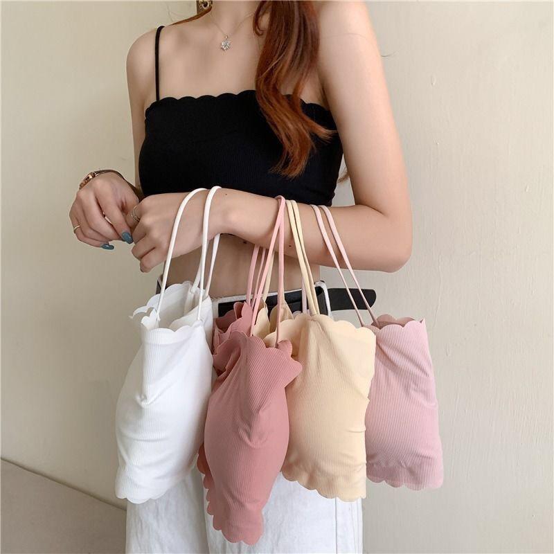 M59. Áo lót không gọng áo bra nữ 2 dây viềm tăm mềm mát áo ngực mút mỏng siêu hot 235