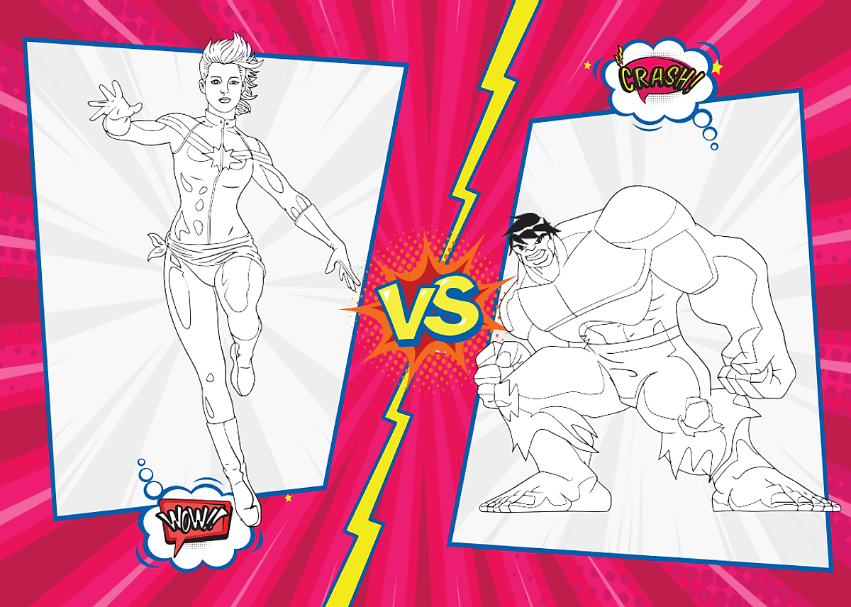 Tô Màu Rèn Luyện Iq Eq Cq - Super Heroes Siêu Anh Hùng - Tập 4 - Tặng Kèm Sticker