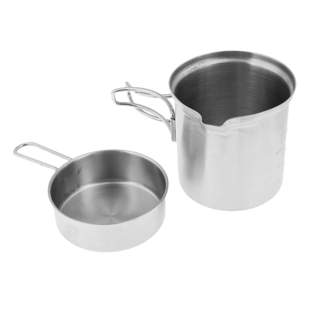 Camping Lightweight Pot, Outdoor Cookware Mess Kit for Backpacking, Outdoor Hiking and Picnic Outdoor Cook Equipment