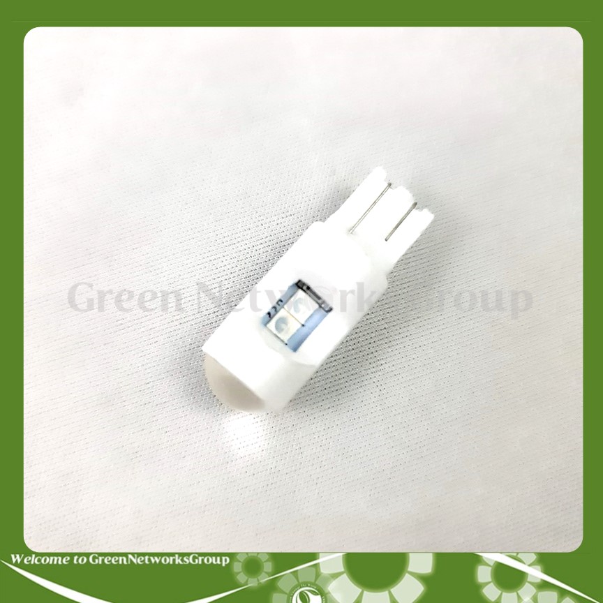 Đèn xi nhan LED T10 đúc sứ - xi nhan demi cho xe máy T10 6 Led ( 6smd 3030 ) DC 12V Green Networks Group ( 1 Đèn )