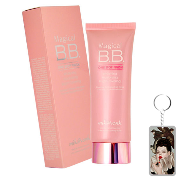 Kem nền trang điểm Mik@vonk Magical BB Cream Hàn Quốc 60g tặng kèm móc khoá