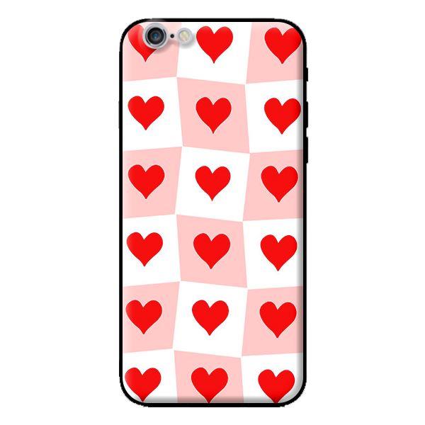 Ốp in cho iPhone 6 Trái TIm Ô Vuông - Hàng chính hãng