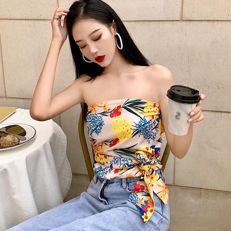 Áo Ống Hoạ Tiết In Thiết Kế Ôm Sát Tôn Dáng