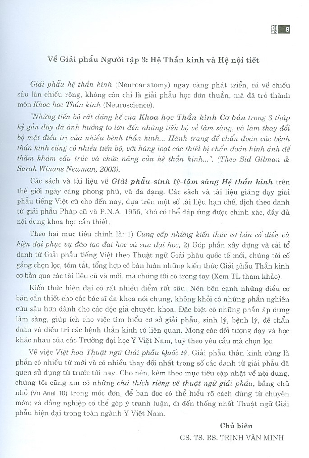 Giải Phẫu Người - Tập 3 - Hệ Thần Kinh - Hệ Nội Tiết