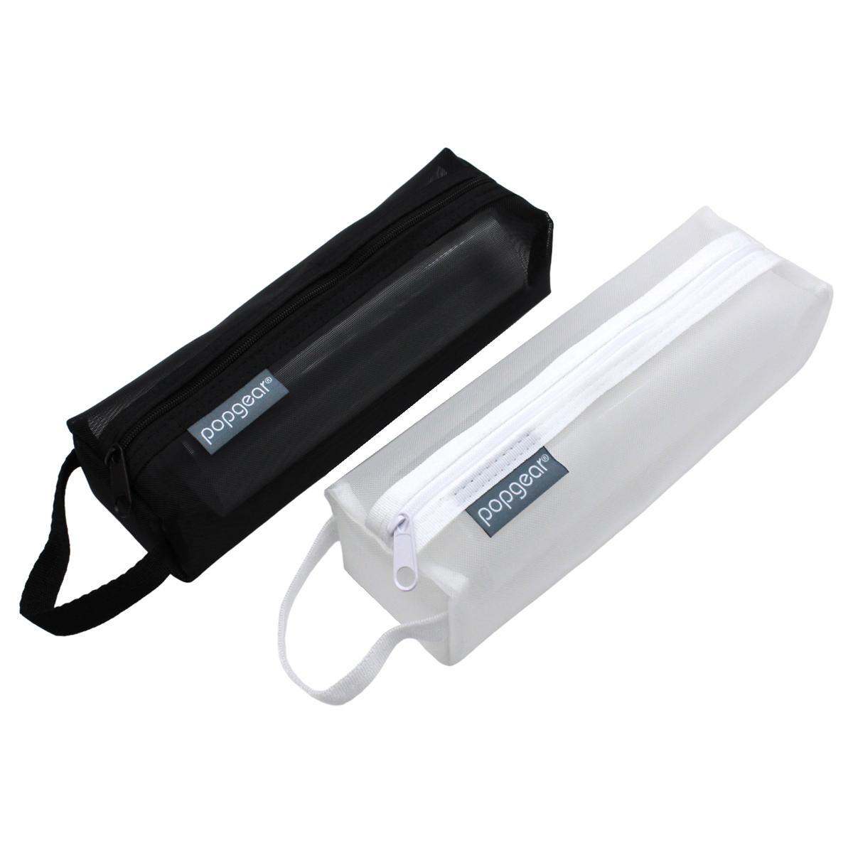 Bóp Viết Lưới Vuông - popgear 81222 - Màu Đen