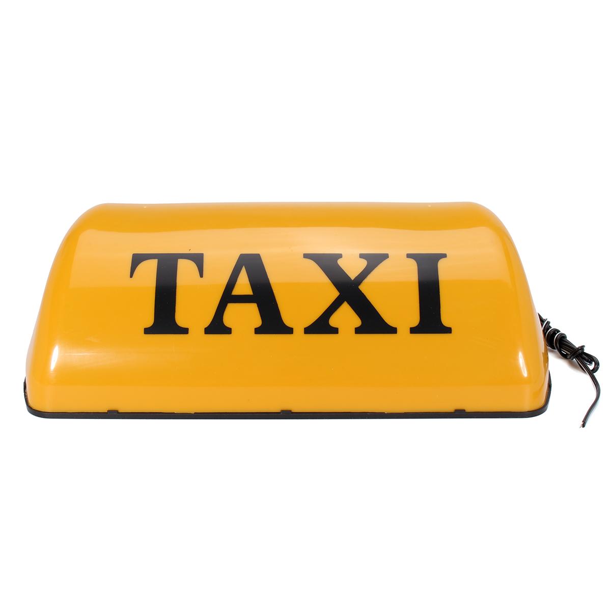 Mào taxi màu vàng - có đèn - đế nam châm