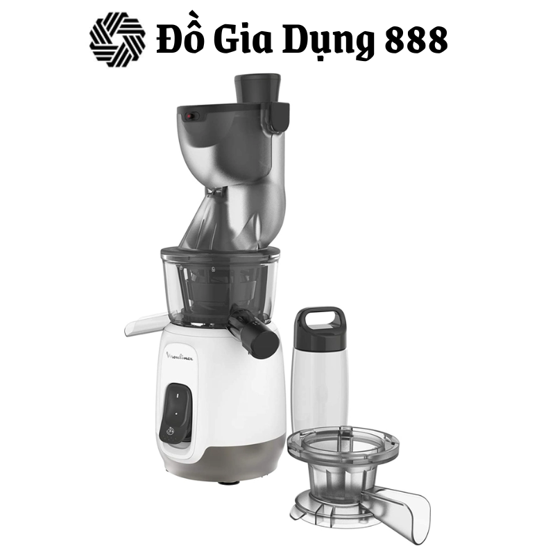 Máy Ép Chậm MOULINEX ZU600110, Máy Ép Trái Cây, Hoa Quả, Dung Tích 600ml, Nhập Đức, BH 12 Tháng