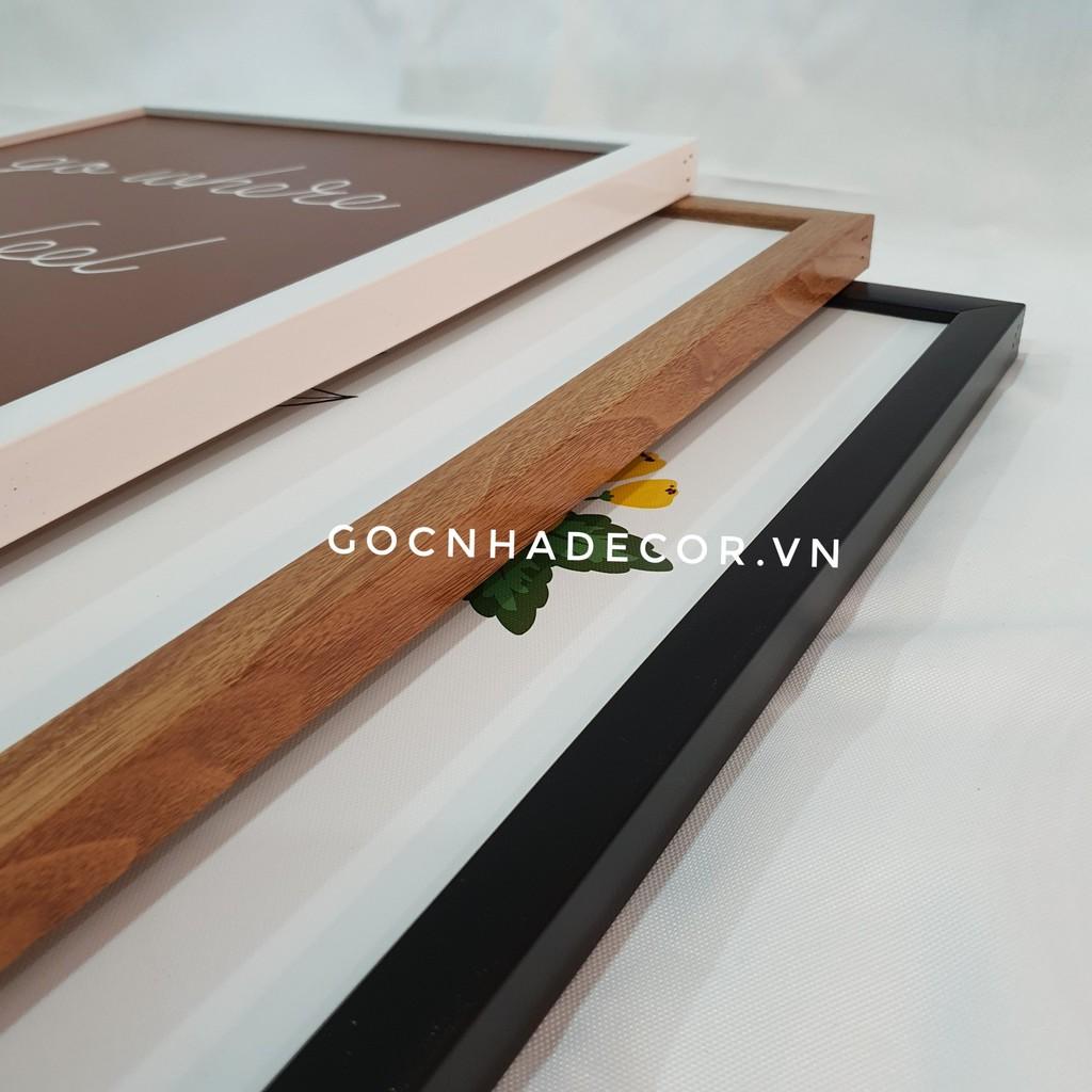 Tranh canvas-Set 2 tranh trừu tượng-Phong cách vintage-Tặng kèm đinh treo tường-Mã GN257
