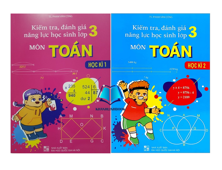 Sách - Combo Kiểm Tra, Đánh Giá Năng Lực Học Sinh Lớp 3 Môn Toán