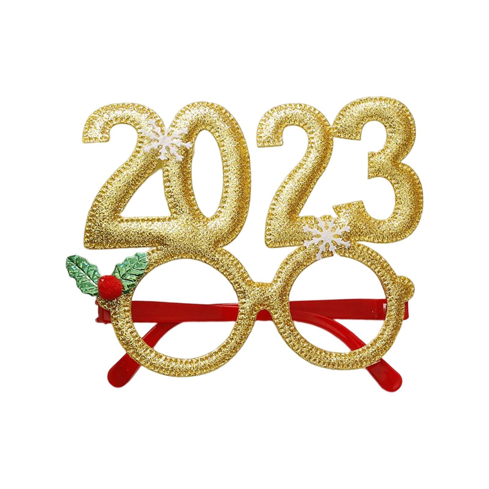 Christmas Glasses Prop Kit Christmas Decoration Costume Glasses Cosplay Glasses for Cosplay