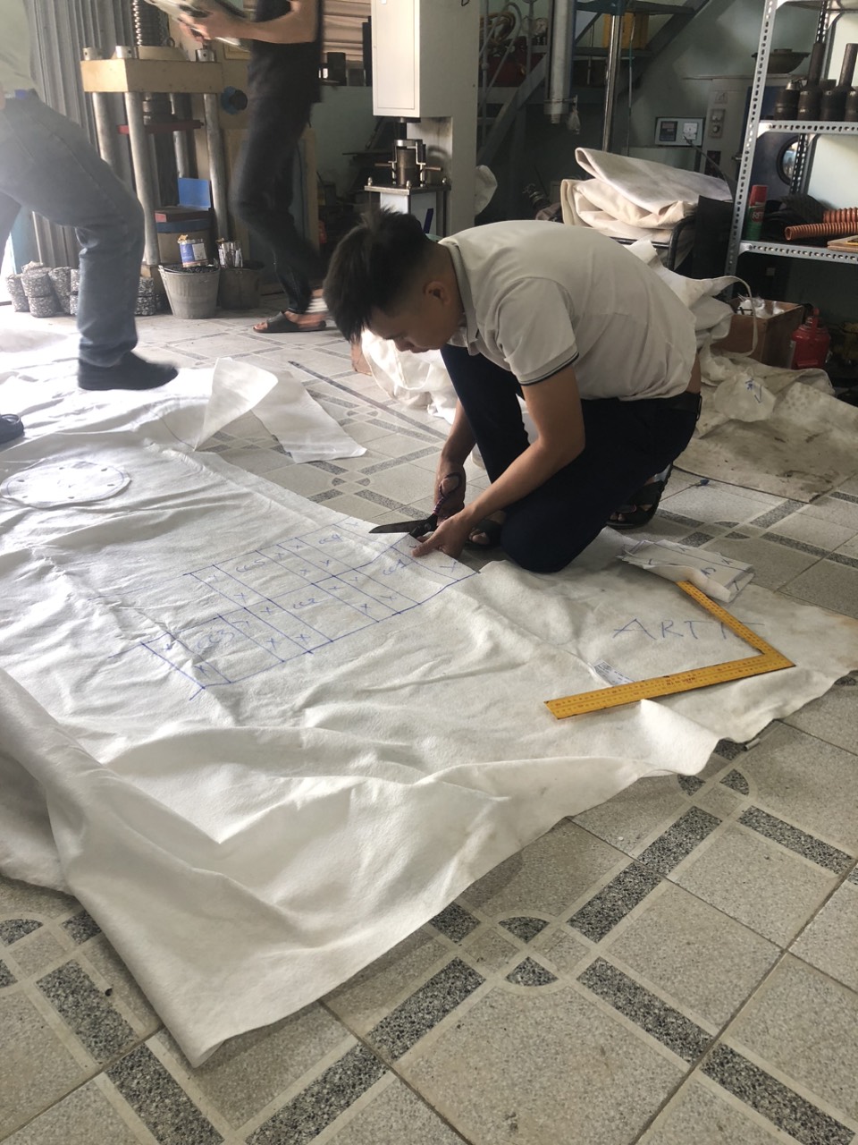 Vải địa kỹ thuật ART không dệt Khổ 100m2 | Trồng cây phủ đất | chống cỏ | phủ gốc cây | Chất lượng tốt nhất thị trường