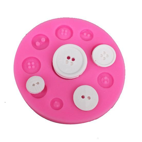 Khuôn rau câu silicon 3D mẫu Cúc Áo