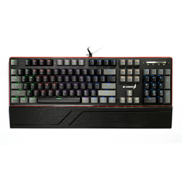 Bàn phím gaming, bàn phím máy tính chơi game cơ quang E-Dra EK300 Katana Alpha - Beta - Led Rainbow - Kết nối USB - Hàng chính hãng