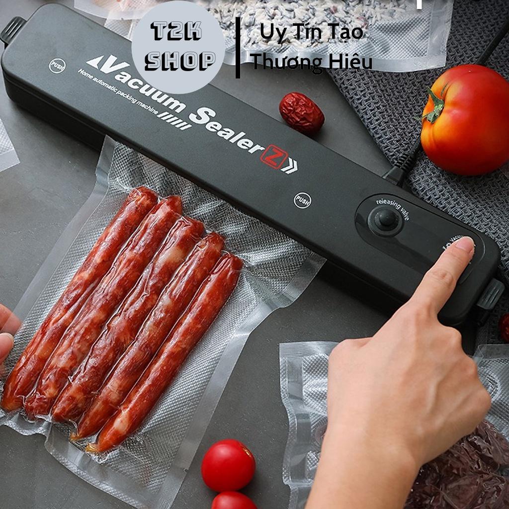 Máy Hút Chân Không Thực Phẩm Mini Gia Đình Vacuum Sealer - Máy Ép Chân Không Kiêm Hàn Miệng Túi Đa Năng