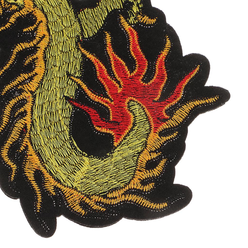 Rồng Quần Áo Miếng Dán Táo May Trên Sắt Trên Thêu Phối Ren Huy Hiệu