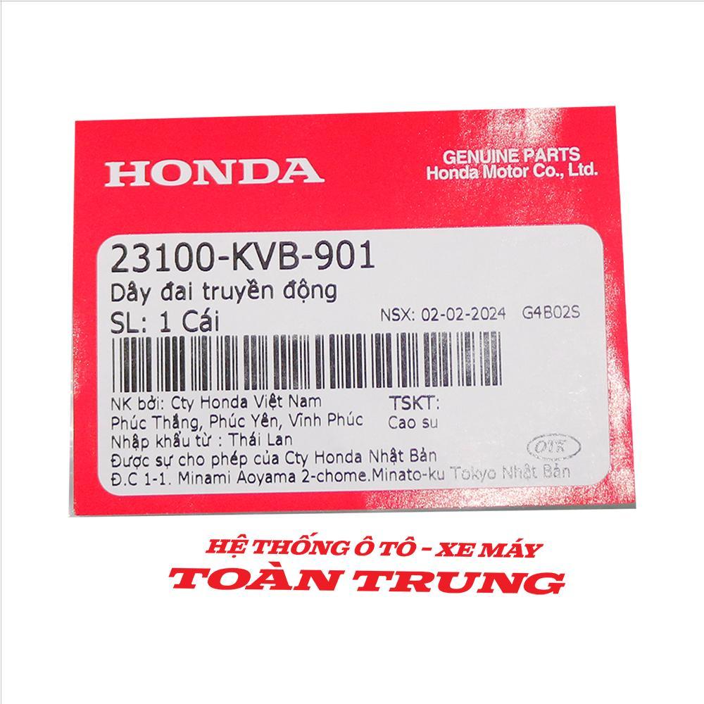 Dây đai truyền động xe Air Blade (2007-2012) và Click 110 chính hãƞg Honda &quot;23100KVB901&quot;