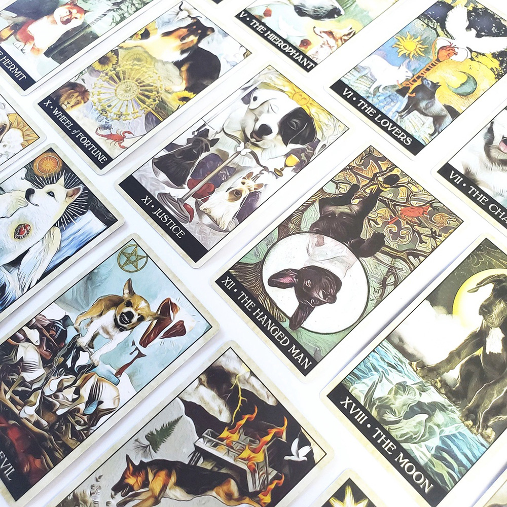 Bài Tarot Wise Dog Tarot Đá Thanh Tẩy