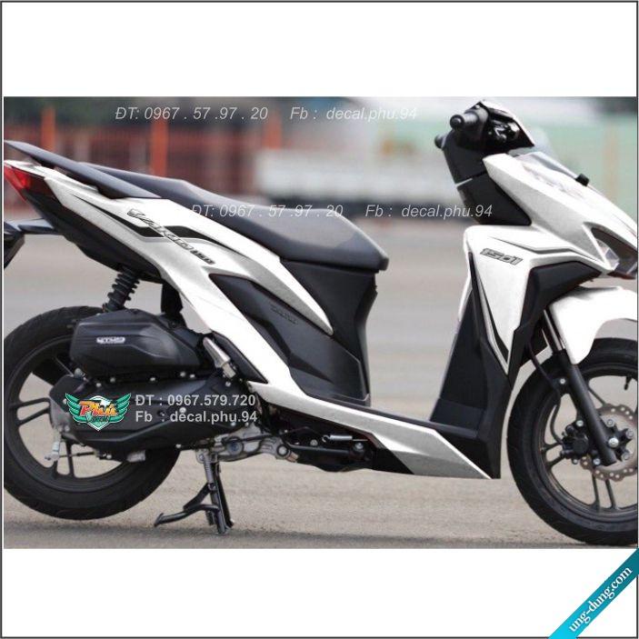 Tem Rời Vario Chỉ đen Xe trắng
