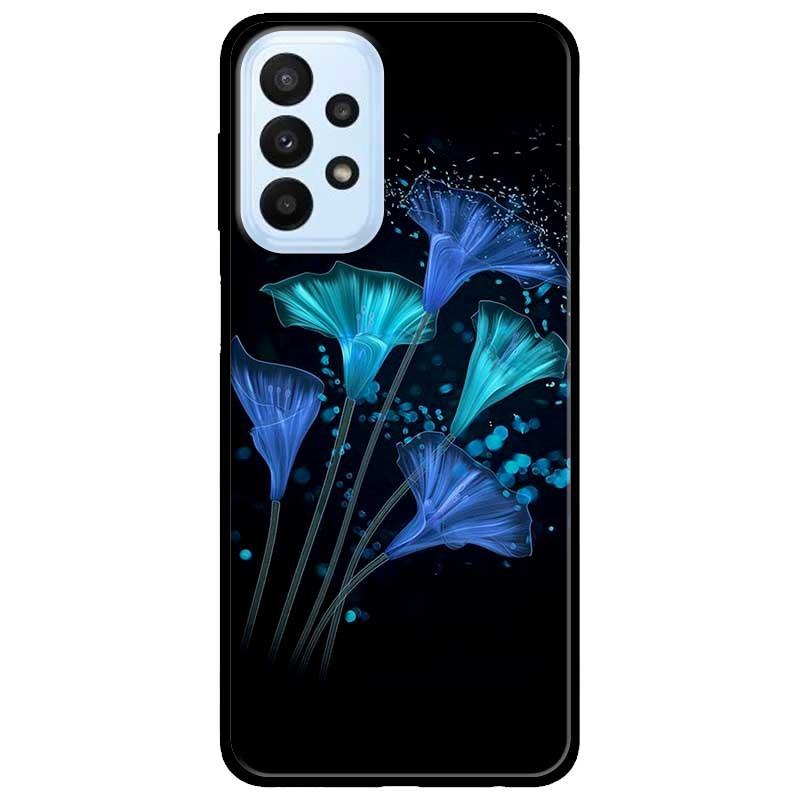 Ốp lưng dành cho Samsung A23 4G - A53 5G - A73 5G - Hoa Đêm Xanh
