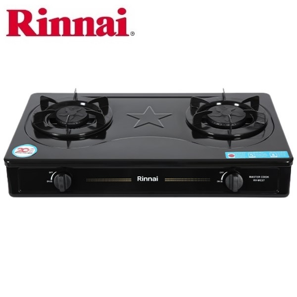 Bếp gas 7 tấc Rinnai RV-MC27BE, Chén gang tiết kiệm gas - Hàng chính hãng
