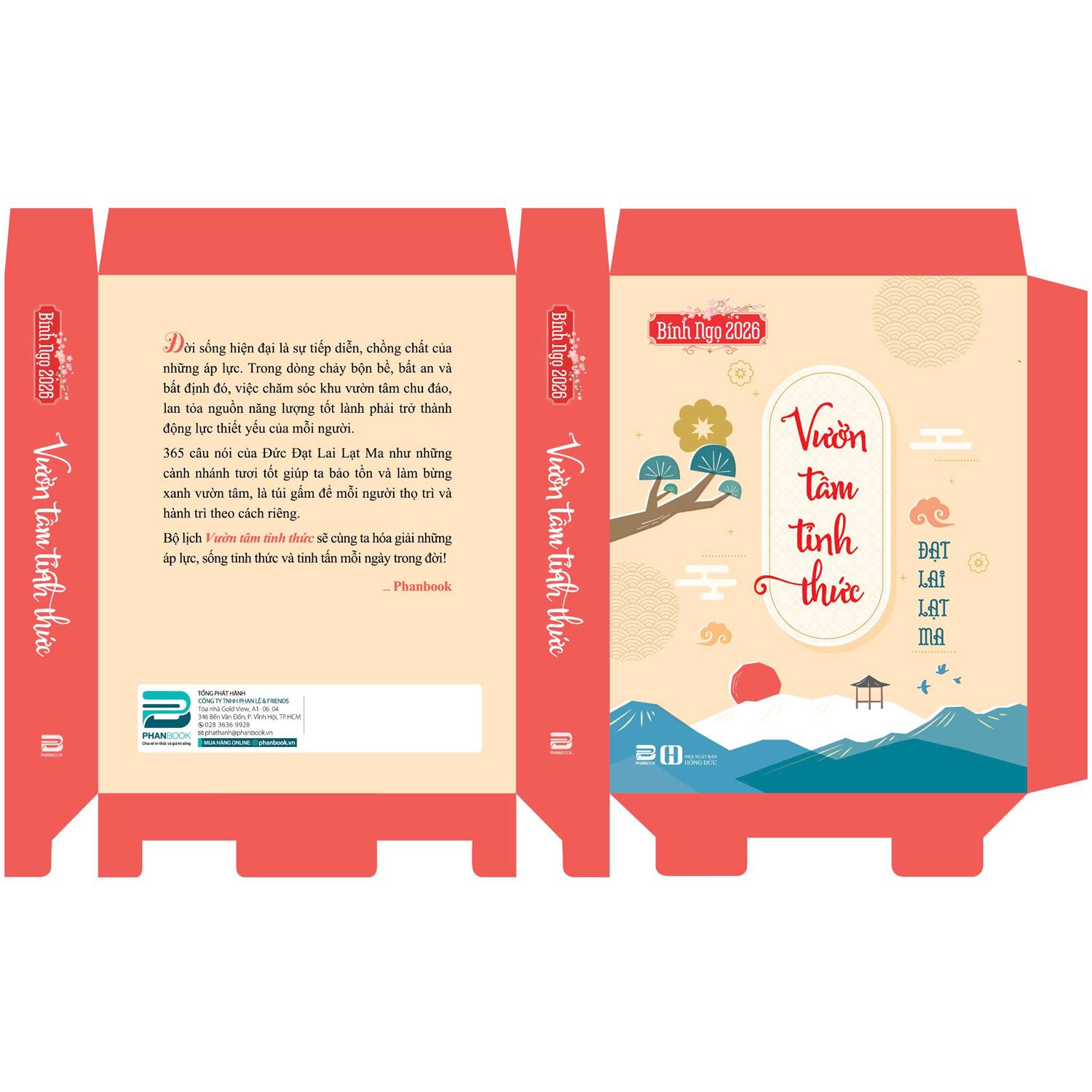 Lịch Bàn 2026 - Vườn Tâm Tỉnh Thức