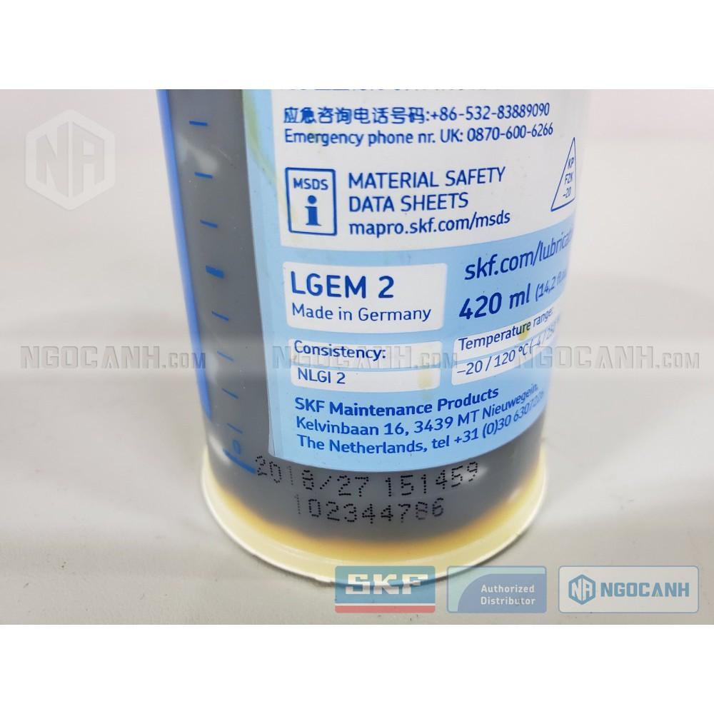 Mỡ SKF LGEM 2/0.4 - mỡ EP của SKF với phụ gia Disulphite Molybden