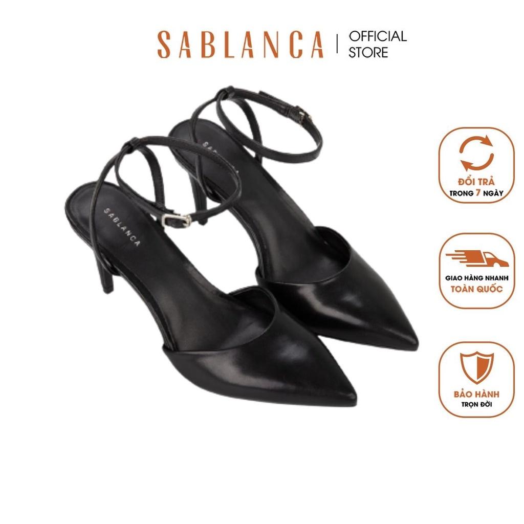 Giày sandal cao gót mũi nhọn Sablanca SN0153