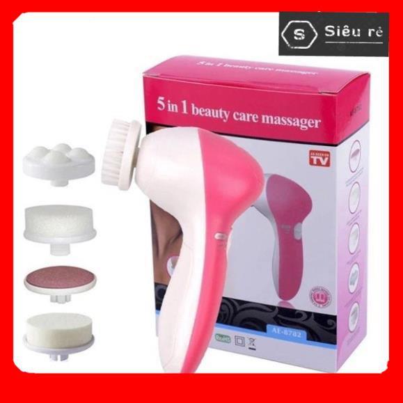 Máy Massage Rửa Mặt Đa Năng 5in1 Beauty Care Massager Model AE8782 (PD3242)