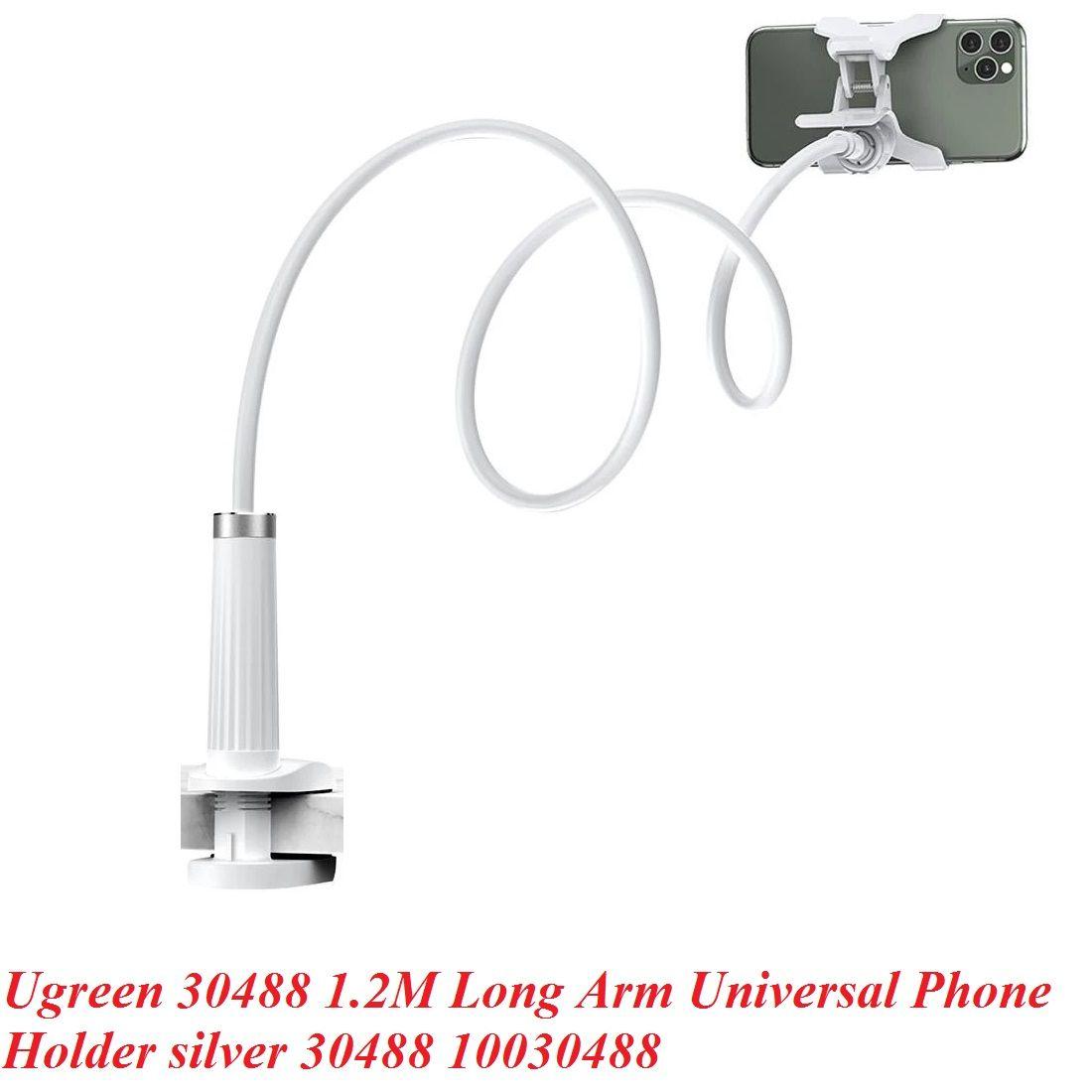 Ugreen UG30488LP113TK 1.2M 360 độ chân kẹp đa năng đuôi khỉ dùng cho smartphone đến 7.2 inch - HÀNG CHÍNH HÃNG