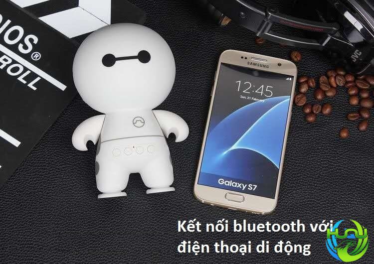 Loa Bluetooth Mini Huqu HQ-S08U-Âm Bass Mạnh Mẽ - Hàng Chính Hãng