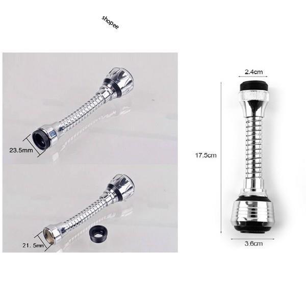 HS VÒI RỬA BÁT INOX TĂNG ÁP XOAY 360 ĐỘ, LẮP BỒN RỬA BÁT, RỬA TAY