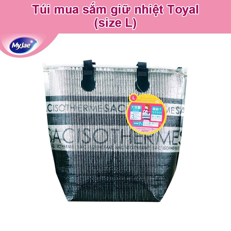 [MyJae x Toyal] Túi giữ nhiệt nóng lạnh Nhật Bản đựng hộp cơm văn phòng thực phẩm có quai xách tiện lợi 2 size M, L