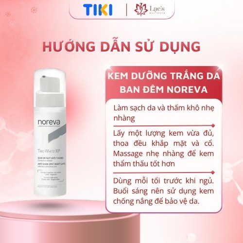 Kem dưỡng trắng da ban đêm Noreva Trio White Xp Anti - Dark Spot Night Care 30ml